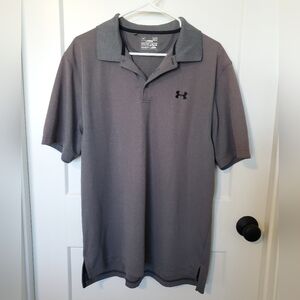 Gray Ombre Under Armour Men’s Polo Shirt. Size L.